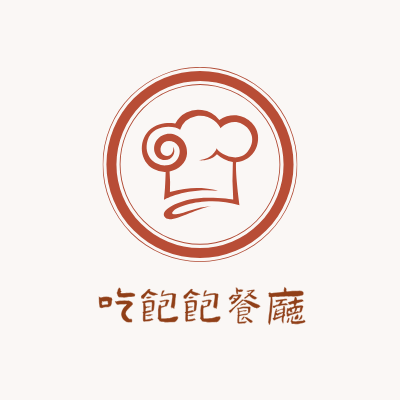 吃饱饱餐厅LOGO模板