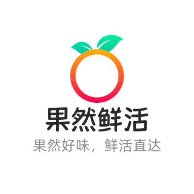 果然鲜活LOGO模板