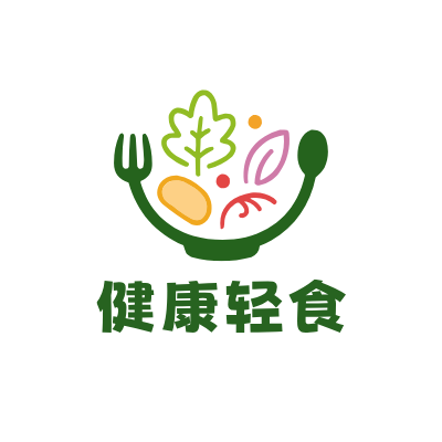 健康轻食LOGO模板