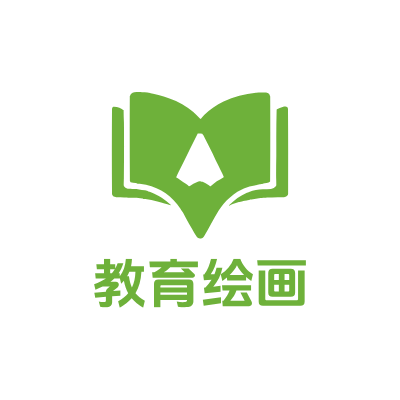 教育绘画LOGO模板
