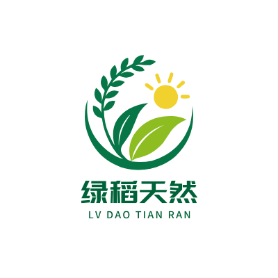 绿稻天然LOGO模板