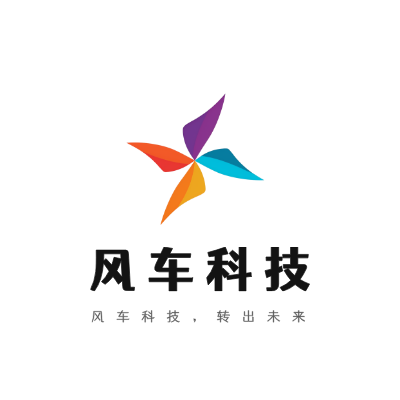 风车科技LOGO模板