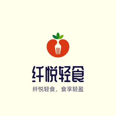 纤悦轻食LOGO模板