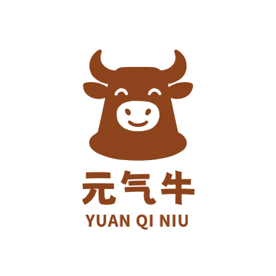 元气牛LOGO模板