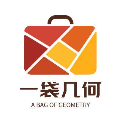 一袋几何LOGO模板