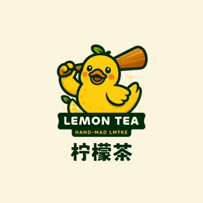 柠檬茶LOGO模板
