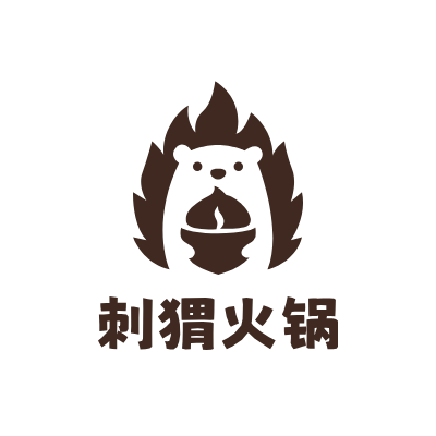 刺猬火锅LOGO模板