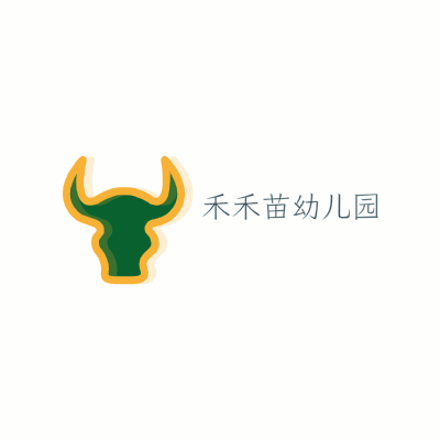 禾禾苗幼儿园LOGO模板