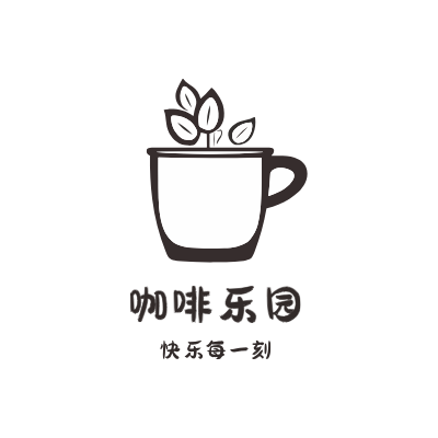 咖啡乐园LOGO模板