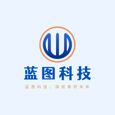 蓝图科技LOGO模板